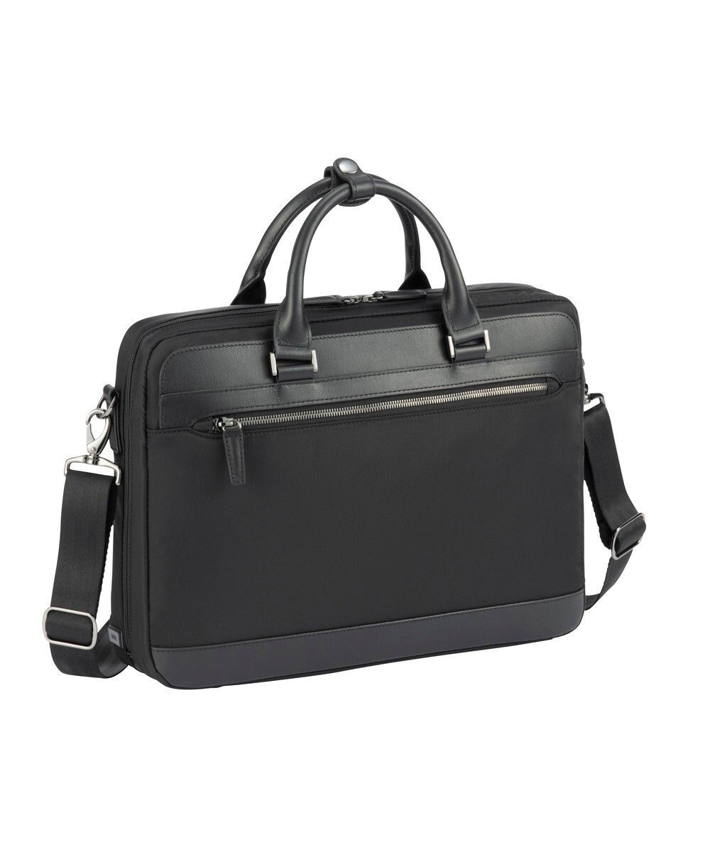 【エース バッグズ アンド ラゲッジ/ACE BAGS & LUGGAGE / MEN】のace. ヴァシリアス ビジネスバッグ A4サイズ 13.3インチPC収納 17751 エース インテリア・キッズ・メンズ・レディースファッション・服の通販 founy(ファニー) 　ファッション　Fashion　メンズファッション　Fashion for Men　バッグ　Bags　傘　Umbrella, Parasol　シンプル　Simple, Minimal　スーツ　Suit, Formalwear　セットアップ　Set-Up, Coordinated Outfit　ポケット　Pocket, Pocket Detail　メンズ　Men's, Menswear　リュック　Backpack, Rucksack　再入荷　Restock / Back in Stock　スーツケース キャリーケース　Suitcase / Carry Case　エレガント 上品　Elegant　ビジネス 仕事 通勤　Business / Work / Commuting　ブラック×ブラック|ID: prp329100004654559 ipo3291000000033653472