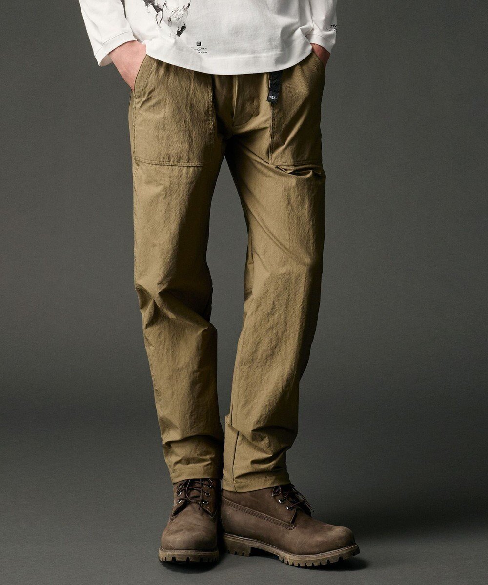 【ジョセフ アブード マウンテン/JOSEPH ABBOUD MOUNTAIN / MEN】の【JAPANファブリック/2WAYストレッチ】ヴィンテージナイロンカルゼストレッチベイカー パンツ インテリア・キッズ・メンズ・レディースファッション・服の通販 founy(ファニー) 　ファッション　Fashion　メンズファッション　Fashion for Men　ボトムス　Bottoms　アウトドア　Outdoor Clothing　ヴィンテージ　Vintage Style　シューズ　Shoes, Footwear　ジャケット　Jacket, Outerwear　スウェット / スエット　Sweatshirt, Sweatwear　ストレッチ　Stretch, Stretchy Fabric　スニーカー　Sneakers, Trainers　ドレープ　Drape, Draping Fabric　ファブリック　Fabric, Textile　フィット　Fit, Slim Fit　リラックス　Relax, Relaxed Fit　ワッシャー　Washer, Crinkled Finish　A/W・秋冬　Autumn/Winter　新作・新入荷　New Arrivals / New In　エレガント 上品　Elegant　ベージュ系|ID: prp329100004654560 ipo3291000000033653475