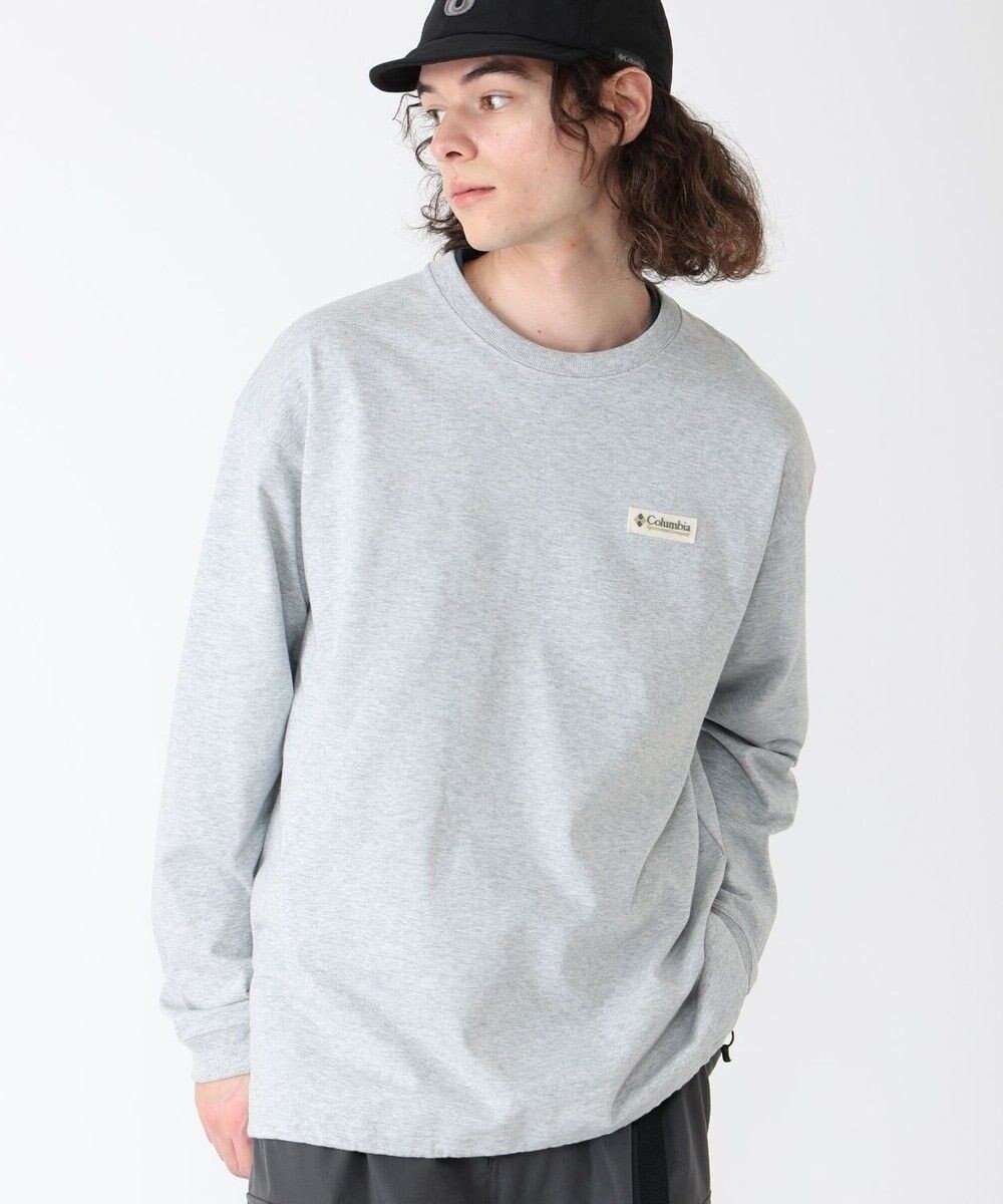 【コロンビア/Columbia / MEN】のColumbia/ クロックドリバーロングスリーブティー /コロンビア インテリア・キッズ・メンズ・レディースファッション・服の通販 founy(ファニー) 　ファッション　Fashion　メンズファッション　Fashion for Men　トップス・カットソー　Cut & Sew Tops　メンズシャツ　Shirts　新作・新入荷　New Arrivals / New In　おすすめ　Recommended / Our Picks　アウトドア　Outdoor Clothing　カットソー　Cut and Sewn Top　ドローコード　Drawcord, Drawstring Cord　フィット　Fit, Slim Fit　リラックス　Relax, Relaxed Fit　夏　Summer　S/S・春夏　SS, Spring/Summer, Warm Season　A/W・秋冬　Autumn/Winter　Columbia Grey Heather|ID: prp329100004654563 ipo3291000000033653591