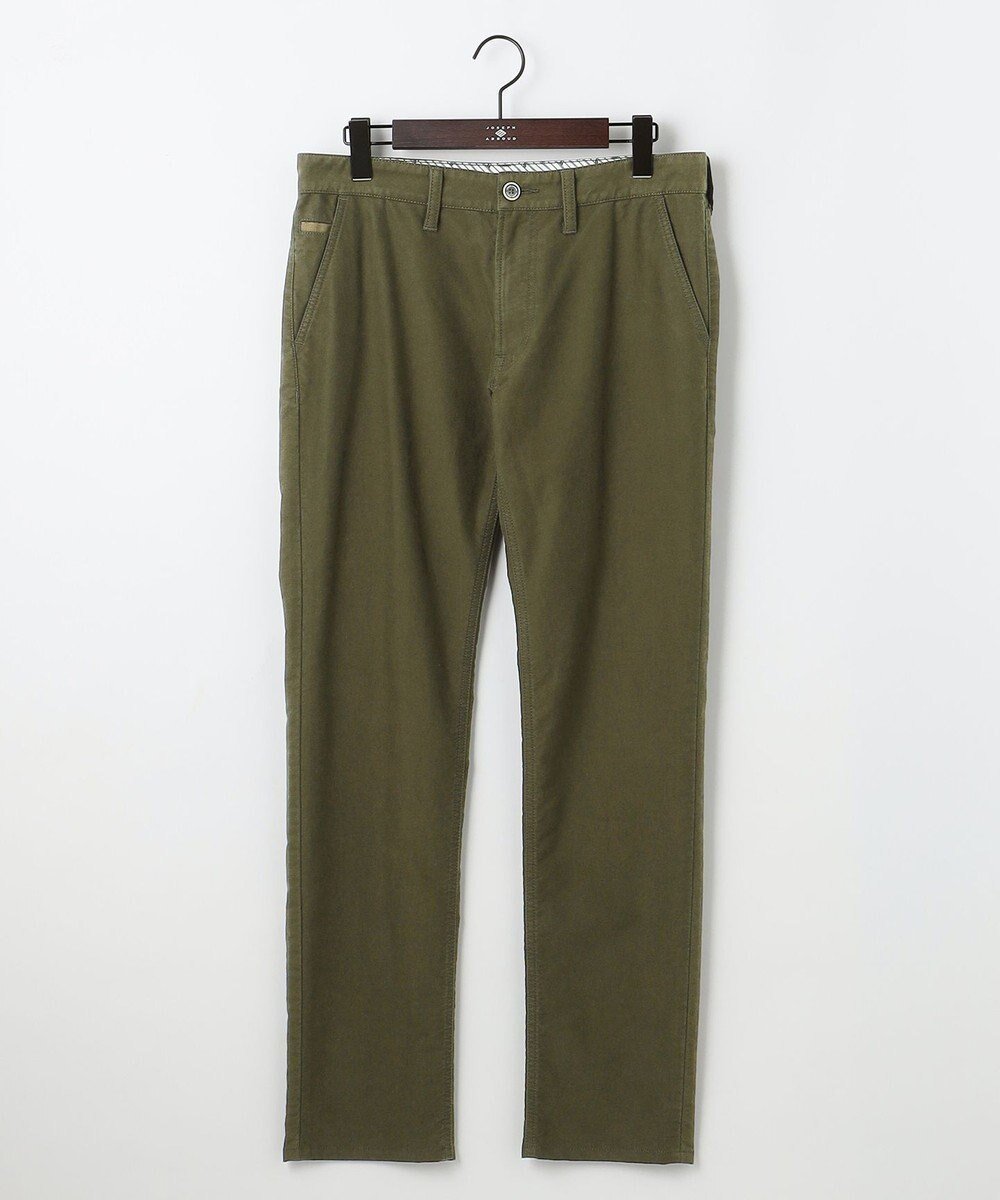 【ジョセフ アブード/JOSEPH ABBOUD / MEN】の【JAPANファブリック/ストレッチ】ストレッチモールスキン パンツ インテリア・キッズ・メンズ・レディースファッション・服の通販 founy(ファニー) 　ファッション　Fashion　メンズファッション　Fashion for Men　ボトムス　Bottoms　ヴィンテージ　Vintage Style　コイン　Coin, Coin Design　シンプル　Simple, Minimal　ジャケット　Jacket, Outerwear　ジーンズ　Jeans, Denim Pants　ストレッチ　Stretch, Stretchy Fabric　ファブリック　Fabric, Textile　ポケット　Pocket, Pocket Detail　A/W・秋冬　Autumn/Winter　新作・新入荷　New Arrivals / New In　おすすめ　Recommended / Our Picks　カーキ系|ID: prp329100004654564 ipo3291000000033653595