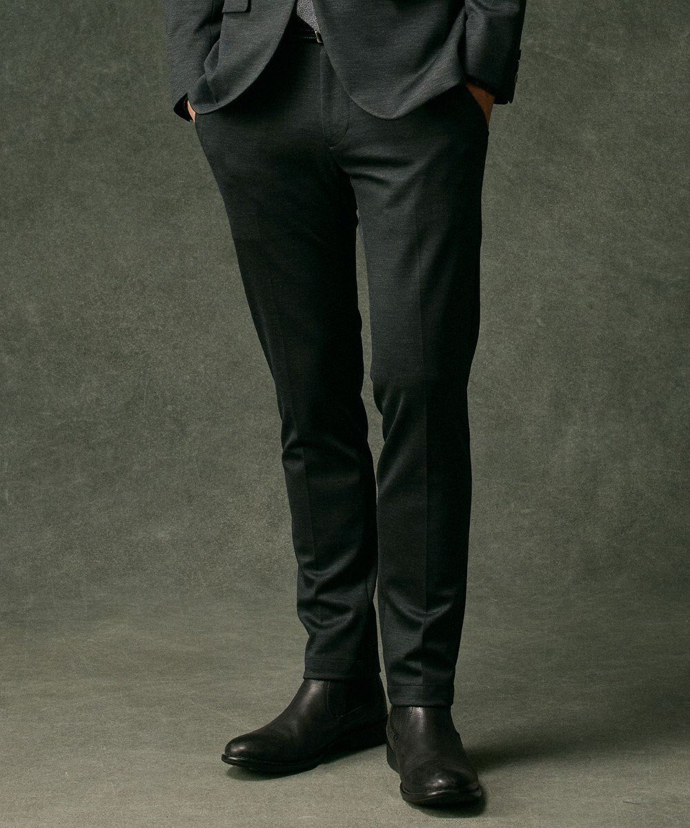 【ジョセフ アブード/JOSEPH ABBOUD / MEN】の【尾州産素材/ウールジャージー】T/Wモクロディ パンツ インテリア・キッズ・メンズ・レディースファッション・服の通販 founy(ファニー) 　ファッション　Fashion　メンズファッション　Fashion for Men　ボトムス　Bottoms　ストレート　Straight, Straight Cut　スラックス　Slacks, Dress Pants　スリム　Slim, Slim Fit　A/W・秋冬　Autumn/Winter　新作・新入荷　New Arrivals / New In　おすすめ　Recommended / Our Picks　エレガント 上品　Elegant　ビジネス 仕事 通勤　Business / Work / Commuting　グレー系|ID: prp329100004654574 ipo3291000000033653628