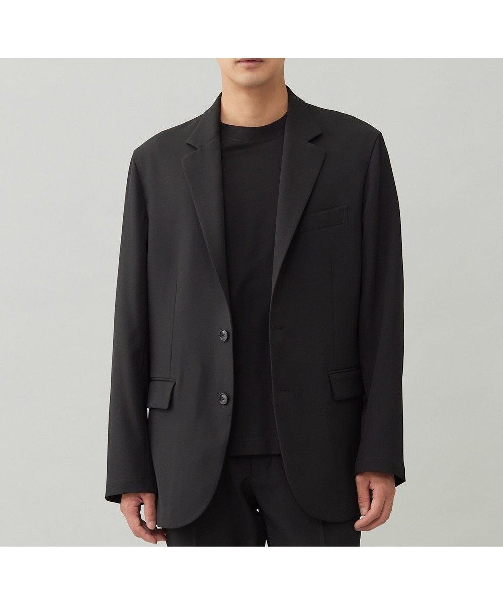 【アンフィーロ/UNFILO / MEN】の【OCEANS 11月号 / web / YouTube 掲載】WOOL TOUCH 機能美ジャケット【東レ開発のウール見え高機能素材】 インテリア・キッズ・メンズ・レディースファッション・服の通販 founy(ファニー) 　ファッション　Fashion　メンズファッション　Fashion for Men　アウター　Men's Coats Outerwear　テーラードジャケット　Tailored Jackets & Blazers　吸水　Absorbent, Quick-Dry　11月号　November Issue　ジャケット　Jacket, Outerwear　ストレッチ　Stretch, Stretchy Fabric　スリム　Slim, Slim Fit　セットアップ　Set-Up, Coordinated Outfit　雑誌　Magazine, Fashion Magazine　フラップ　Flap, Flap Pocket　ブルゾン　Blouson, Bomber Jacket　ベーシック　Basic, Essential　ボトム　Bottoms, Lower Wear　ポケット　Pocket, Pocket Detail　楽ちん　Easy Fit, Comfortable　A/W・秋冬　Autumn/Winter　S/S・春夏　SS, Spring/Summer, Warm Season　おすすめ　Recommended / Our Picks　夏　Summer　エレガント 上品　Elegant　ビジネス 仕事 通勤　Business / Work / Commuting　ブラック|ID: prp329100004654578 ipo3291000000033749535