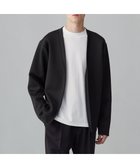 【アンフィーロ/UNFILO / MEN】のBEAUTY FORM JERSEY 着流しカーディガン ブラック|ID: prp329100004654579 ipo3291000000035868198