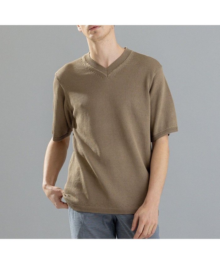 【ジョゼフ オム/JOSEPH HOMME / MEN】のラッスルギマ Vネック半袖ニットVN インテリア・キッズ・メンズ・レディースファッション・服の通販 founy(ファニー) https://founy.com/ ファッション Fashion メンズファッション Fashion for Men トップス・カットソー Cut & Sew Tops ニット・セーター / 定番トップス Knit Tops & Sweaters おすすめ Recommended / Our Picks インナー Innerwear セットアップ Set-Up, Coordinated Outfit セーター Sweater, Knitwear ベーシック Basic, Essential ミドル Middle Length, Mid Height 半袖 Short Sleeve, Half Sleeve 夏 Summer 春 Spring S/S・春夏 SS, Spring/Summer, Warm Season |ID: prp329100004654582 ipo3291000000034199342