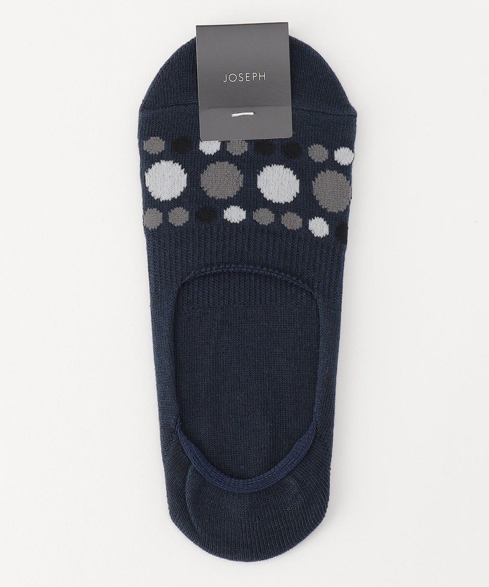 【ジョゼフ オム/JOSEPH HOMME / MEN】のポルカドットカバー フットカバー インテリア・キッズ・メンズ・レディースファッション・服の通販 founy(ファニー) ファッション Fashion メンズファッション Fashion for Men シューズ・靴 Shoes ソックス Socks, Hosiery 吸水 Absorbent, Quick-Dry ダルブルー系|ID: prp329100004654596 ipo3291000000034294947