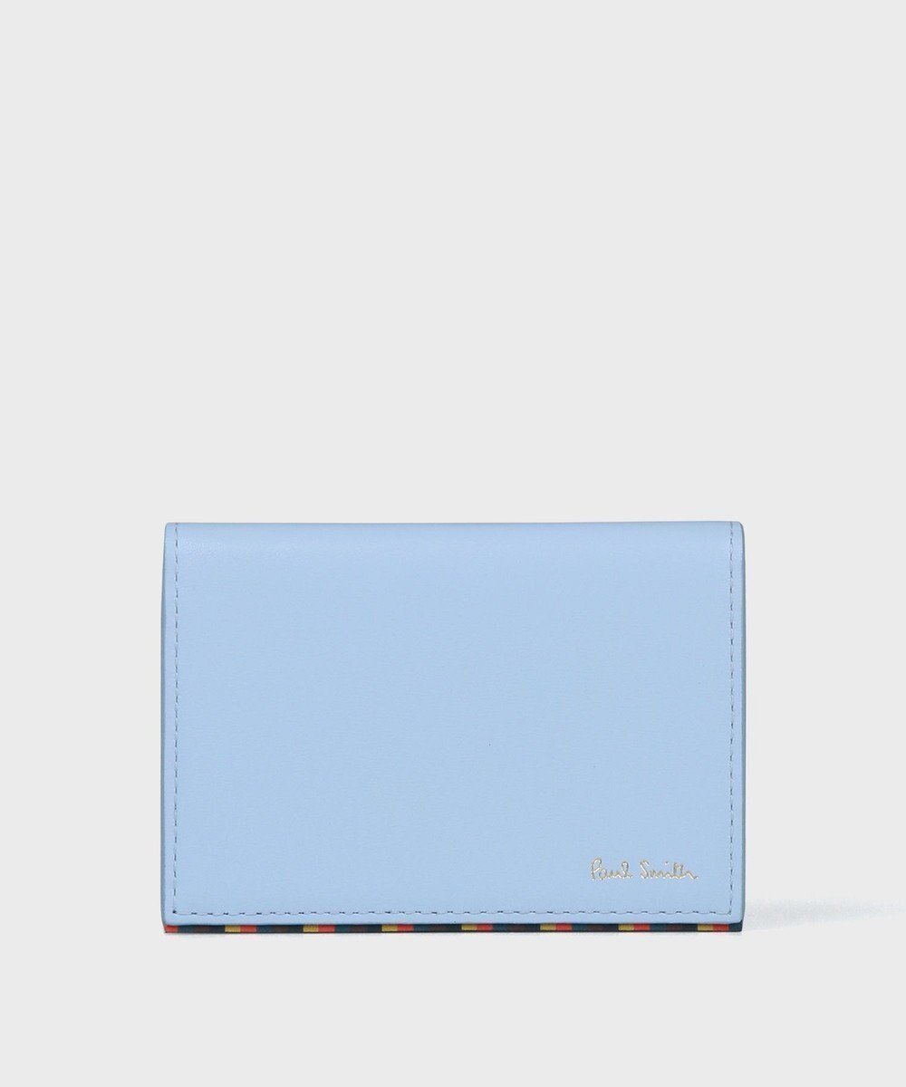 【ポールスミス/Paul Smith / MEN】のブライトストライプトリムSS24 パスケース インテリア・キッズ・メンズ・レディースファッション・服の通販 founy(ファニー) 　ファッション　Fashion　メンズファッション　Fashion for Men　ストライプ　Stripe, Striped Pattern　メタル　Metal, Metal Parts　エレガント 上品　Elegant　財布　Wallet, Purse　サックスブルー|ID: prp329100004654603 ipo3291000000033654129