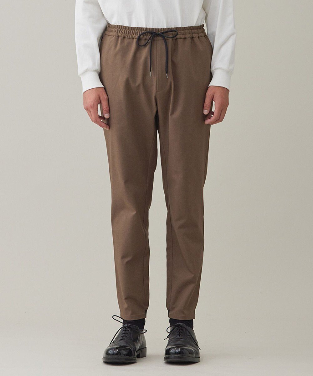 【アンフィーロ/UNFILO / MEN】のフレキシブルウェア ジョグパン 23年秋冬商品 インテリア・キッズ・メンズ・レディースファッション・服の通販 founy(ファニー) 　ファッション　Fashion　メンズファッション　Fashion for Men　ボトムス　Bottoms　ギャザー　Gathered, Ruffled　ストレッチ　Stretch, Stretchy Fabric　セットアップ　Set-Up, Coordinated Outfit　トレンド　Trend, Trending Now　フィット　Fit, Slim Fit　A/W・秋冬　Autumn/Winter　ブラウン|ID: prp329100004654608 ipo3291000000034079454