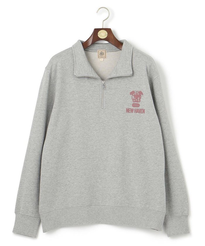 【ジェイ プレス/J.PRESS / MEN】の【WEB・一部店舗限定】ハーフジップスウェット インテリア・キッズ・メンズ・レディースファッション・服の通販 founy(ファニー) https://founy.com/ ファッション Fashion メンズファッション Fashion for Men トップス・カットソー Cut & Sew Tops スウェット / スエット Sweatshirt, Sweatwear フィット Fit, Slim Fit プリント Print, Printed Pattern プレーン Plain, Simple レギュラー Regular, Standard Fit 夏 Summer S/S・春夏 SS, Spring/Summer, Warm Season A/W・秋冬 Autumn/Winter |ID: prp329100004654615 ipo3291000000034566659