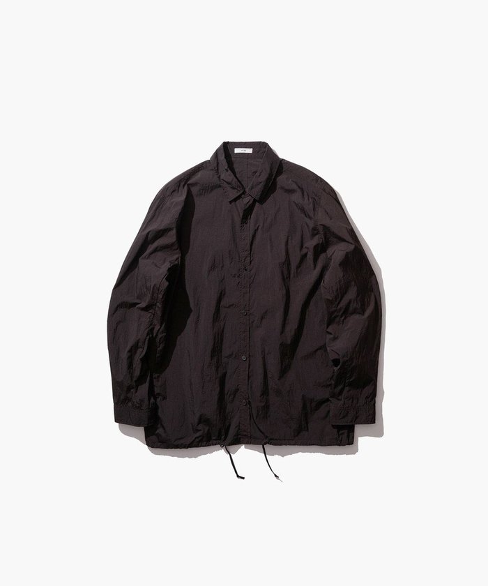 【エイトン/ATON】のHAND DYED NYLON シャツジャケット - UNISEX インテリア・キッズ・メンズ・レディースファッション・服の通販 founy(ファニー) https://founy.com/ ファッション Fashion レディースファッション Fashion for Women アウター Coat / Outerwear Collection レディースジャケット・軽アウター Jackets ユニセックス Unisex, Genderless インナー Innerwear ジャケット Jacket, Outerwear スピンドル Spindle, Drawcord フロント Front, Front Design ラップ Wrap, Wrap Design 夏 Summer 春 Spring S/S・春夏 SS, Spring/Summer, Warm Season |ID: prp329100004654654 ipo3291000000033656605