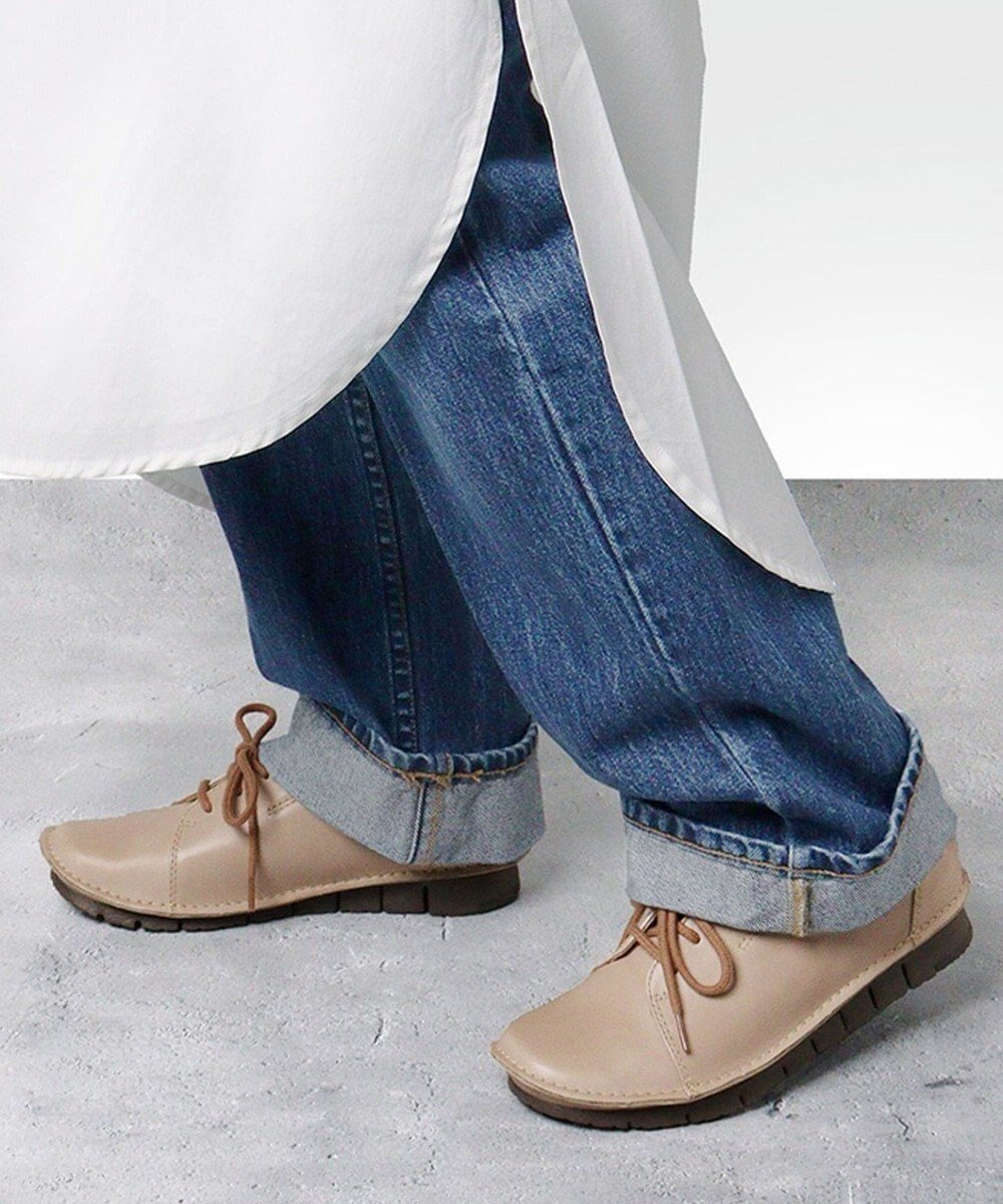 【リーガル フットコミュニティ/REGAL FOOT COMMUNITY】の【アールドット】S08C カジュアルレースアップ カジュアルシューズ インテリア・キッズ・メンズ・レディースファッション・服の通販 founy(ファニー) 　ファッション　Fashion　レディースファッション　Fashion for Women　軽量　Lightweight, Ultra Light　シューズ　Shoes, Footwear　ドット　Polka Dot, Dot Pattern　フィット　Fit, Slim Fit　フラット　Flat, Flat Shoes　ベーシック　Basic, Essential　A/W・秋冬　Autumn/Winter　S/S・春夏　SS, Spring/Summer, Warm Season　夏　Summer　エレガント 上品　Elegant　ダークベージュ|ID: prp329100004654656 ipo3291000000033658912