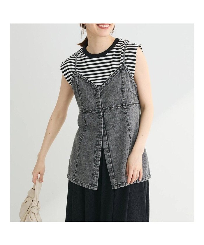 【グリーンパークス/Green Parks】の・ELENCARE DUE デニムロングキャミ インテリア・キッズ・メンズ・レディースファッション・服の通販 founy(ファニー) https://founy.com/ ファッション Fashion レディースファッション Fashion for Women トップス・カットソー Cut & Sew Tops キャミソール&ノースリーブ Camisoles & Sleeveless Tops キャミソール Camisole, Spaghetti Strap Top シンプル Simple, Minimal デニム Denim, Jeans Material ビスチェ Bustier, Corset Top ポケット Pocket, Pocket Detail ロング Long, Long-Length 夏 Summer 春 Spring S/S・春夏 SS, Spring/Summer, Warm Season |ID: prp329100004654665 ipo3291000000033659082