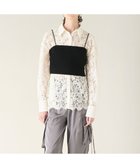 【グレース コンチネンタル/GRACE CONTINENTAL】のニットライクレースビスチェ ブラック|ID: prp329100004654675 ipo3291000000034410913