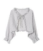 【アースミュージックアンドエコロジー/earth music&ecology】のふくれジャガードボレロ Light Gray|ID: prp329100004654679 ipo3291000000033659278