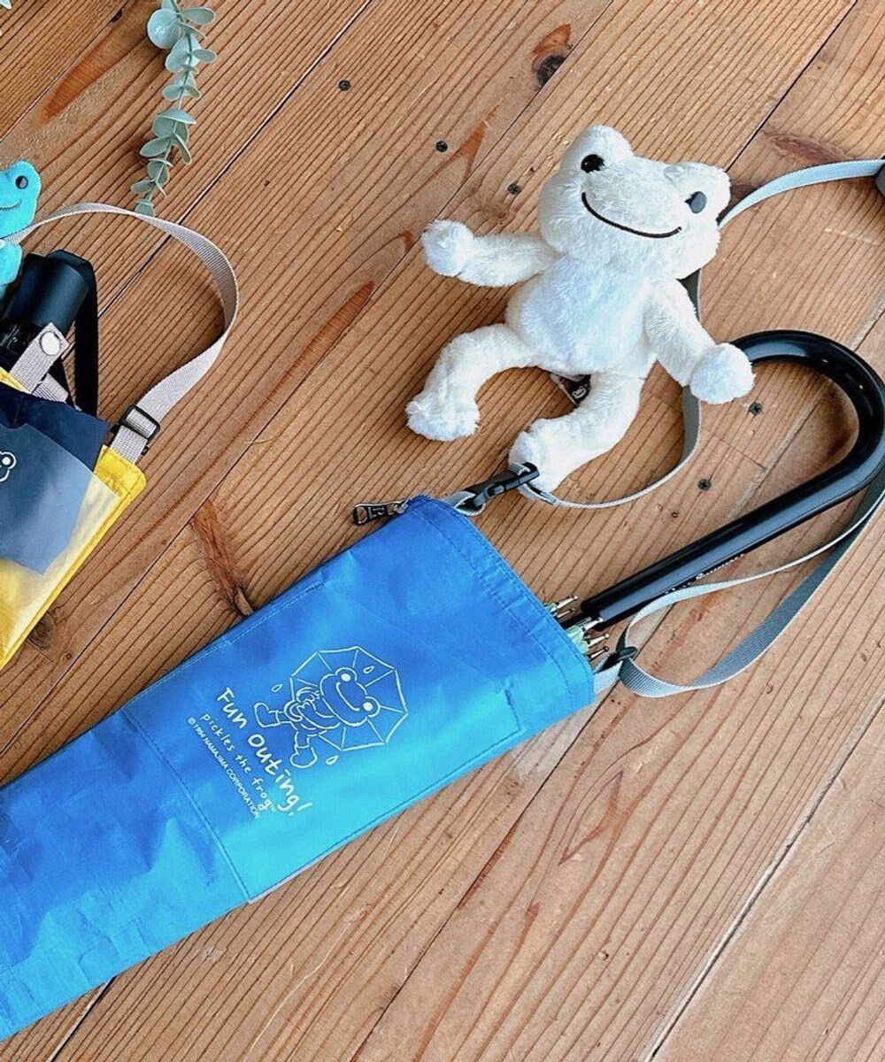 【ルートート/ROOTOTE】の6277【傘用トート 長傘】IP.CASAカーサ.ナガ.ピクルス-A インテリア・キッズ・メンズ・レディースファッション・服の通販 founy(ファニー) 　ファッション　Fashion　レディースファッション　Fashion for Women　バッグ　Bags　レイングッズ・傘・晴雨兼用傘　Umbrellas & Rain Gear　カメラ　Camera Accessories　コンパクト　Compact, Small Size　傘　Umbrella, Parasol　ショルダー　Shoulder, Shoulder Strap　ポケット　Pocket, Pocket Detail　新作・新入荷　New Arrivals / New In　01:シアン|ID: prp329100004654720 ipo3291000000034249150