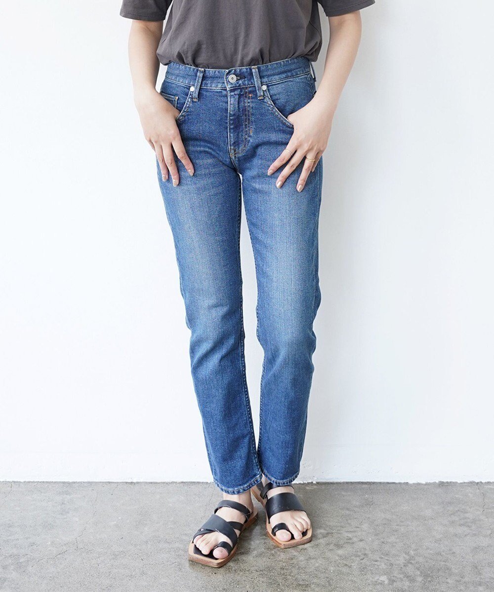 【リポトレンタアンニ/Ripo trenta anni】の【洗える/足長効果】STICK STRETCH DENIM ストレッチ デニム インテリア・キッズ・メンズ・レディースファッション・服の通販 founy(ファニー) 　ファッション　Fashion　レディースファッション　Fashion for Women　パンツ　Pants & Trousers　デニムパンツ・ジーンズ・美脚デニム　Denim Jeans & Pants　洗える　Machine Washable　シューズ　Shoes, Footwear　ジーンズ　Jeans, Denim Pants　ストレッチ　Stretch, Stretchy Fabric　ストレート　Straight, Straight Cut　スニーカー　Sneakers, Trainers　デニム　Denim, Jeans Material　バレエ　Ballet, Ballet Style　フィット　Fit, Slim Fit　フラット　Flat, Flat Shoes　A/W・秋冬　Autumn/Winter　S/S・春夏　SS, Spring/Summer, Warm Season　夏　Summer　BLUE|ID: prp329100004654724 ipo3291000000033659696