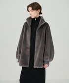 【グレース コンチネンタル/GRACE CONTINENTAL】のウールボアブルゾン チャコール|ID: prp329100004654732 ipo3291000000033659750
