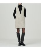 【グレース コンチネンタル/GRACE CONTINENTAL】のラメループツイードジャンパースカート ベージュ|ID: prp329100004654733 ipo3291000000033659752