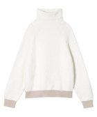 【ウンナナクール/une nana cool】のカラーブロッキング タートルネックプルオーバー IV|ID: prp329100004654738 ipo3291000000033659778