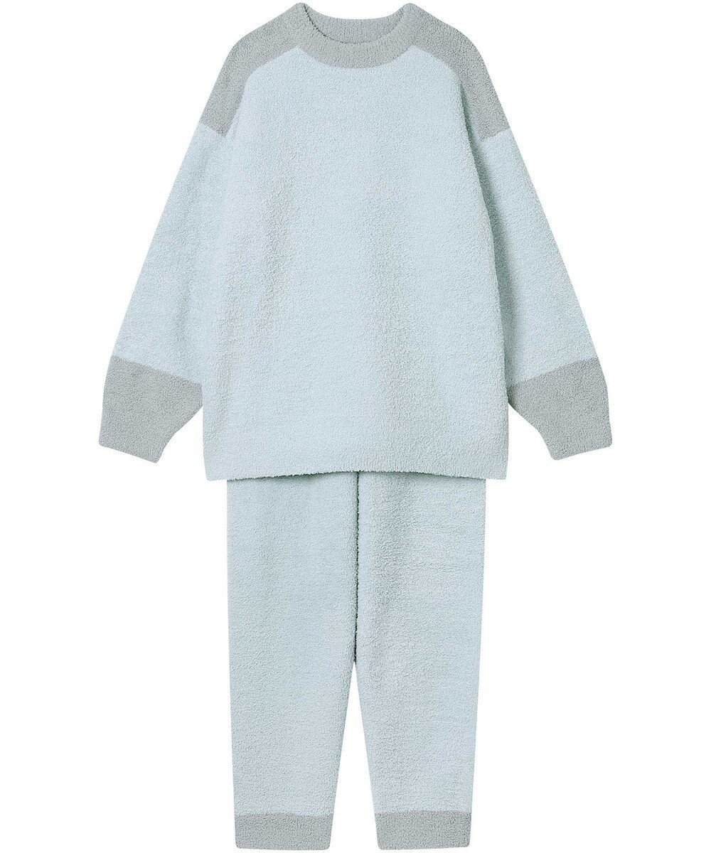 【ウンナナクール/une nana cool】のカラーブロッキング プルオーバー&ロングパンツセット インテリア・キッズ・メンズ・レディースファッション・服の通販 founy(ファニー) 　ファッション　Fashion　レディースファッション　Fashion for Women　パンツ　Pants & Trousers　秋　Autumn　切替　Switching, Contrast Panel　ショーツ　Shorts, Short Pants　定番　Standard, Basic Item　人気　Popular, Best Seller　パジャマ　Pajamas, Sleepwear　ブロッキング　Color Blocking, Panel Design　ボトム　Bottoms, Lower Wear　ポケット　Pocket, Pocket Detail　ロング　Long, Long-Length　SX|ID: prp329100004654741 ipo3291000000033659788
