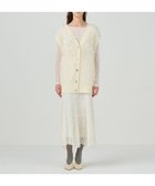 【グレース コンチネンタル/GRACE CONTINENTAL】のストライプレースフレアスカート キナリ|ID: prp329100004654768 ipo3291000000033660035