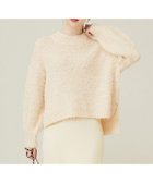 【エニィ スィス/any SiS】の【洗える】リボンヤーンミックス ニット アイボリー|ID: prp329100004654776 ipo3291000000033660069