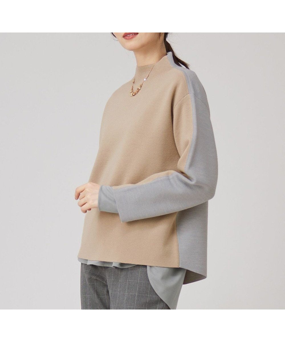 【自由区/JIYU-KU】の【セットアップ対応・洗える】ウールミラノボトルネック ニット インテリア・キッズ・メンズ・レディースファッション・服の通販 founy(ファニー) ファッション Fashion レディースファッション Fashion for Women トップス・カットソー Cut & Sew Tops ニット Knit Tops & Sweaters セットアップ Matching Sets レディーストップス・ブラウス Tops & Blouses / Assorted Women's Tops おすすめ Recommended / Our Picks アクリル Acrylic Material コンパクト Compact, Small Size スリット Slit, Slit Detail セットアップ Set-Up, Coordinated Outfit セーター Sweater, Knitwear ボトム Bottoms, Lower Wear ボトルネック Bottle Neck, Mock Neck ミラノリブ Milano Rib, Milano Stitch エレガント 上品 Elegant 洗える Machine Washable A/W・秋冬 Autumn/Winter モカ×ライトグレー|ID: prp329100004654787 ipo3291000000033660147