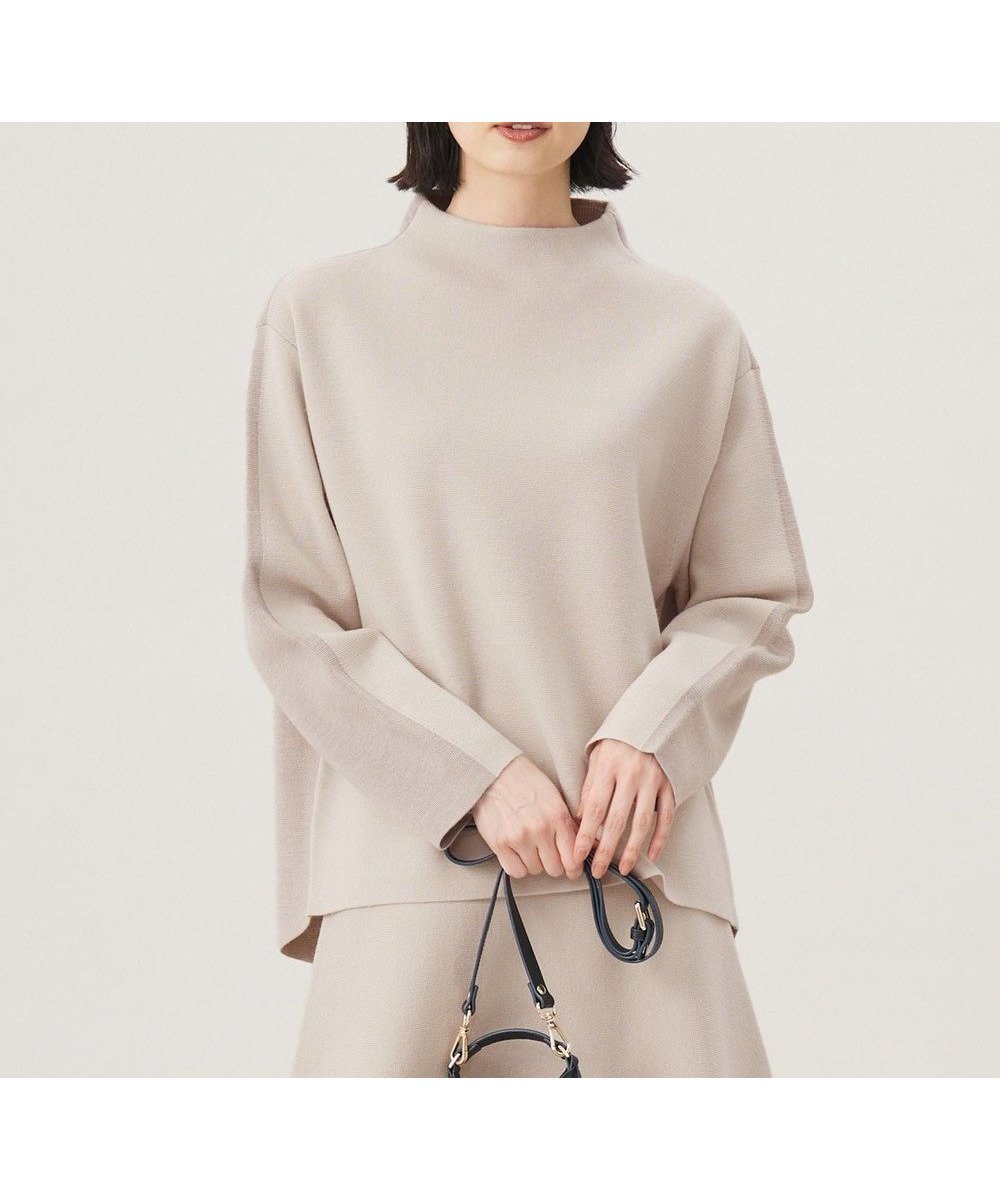 【自由区/JIYU-KU】の【セットアップ対応・洗える】ウールミラノボトルネック ニット インテリア・キッズ・メンズ・レディースファッション・服の通販 founy(ファニー) ファッション Fashion レディースファッション Fashion for Women トップス・カットソー Cut & Sew Tops ニット Knit Tops & Sweaters セットアップ Matching Sets レディーストップス・ブラウス Tops & Blouses / Assorted Women's Tops おすすめ Recommended / Our Picks アクリル Acrylic Material コンパクト Compact, Small Size スリット Slit, Slit Detail セットアップ Set-Up, Coordinated Outfit セーター Sweater, Knitwear ボトム Bottoms, Lower Wear ボトルネック Bottle Neck, Mock Neck ミラノリブ Milano Rib, Milano Stitch エレガント 上品 Elegant 洗える Machine Washable A/W・秋冬 Autumn/Winter ベージュ×ベージュ|ID: prp329100004654787 ipo3291000000033660148