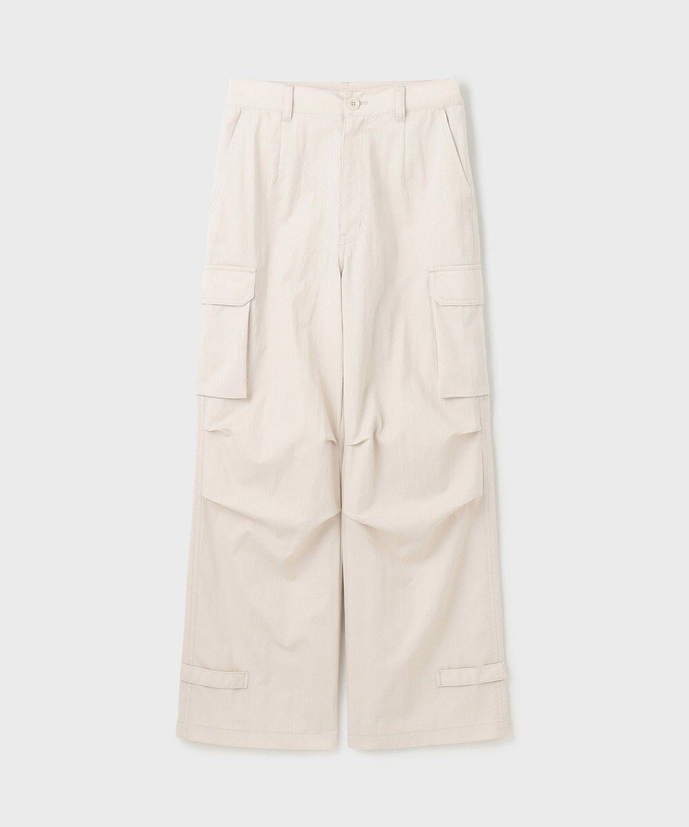 【グレース コンチネンタル/GRACE CONTINENTAL】のツイルカーゴパンツ インテリア・キッズ・メンズ・レディースファッション・服の通販 founy(ファニー) 　ファッション　Fashion　レディースファッション　Fashion for Women　パンツ　Pants & Trousers　カーゴパンツ　Cargo Pants, Utility Pants　ストレート　Straight, Straight Cut　スニーカー　Sneakers, Trainers　ツイル　Twist, Twisted Detail　プリーツ　Pleats, Pleated　ミリタリー　Military, Army Style　モチーフ　Motif, Design Theme　夏　Summer　S/S・春夏　SS, Spring/Summer, Warm Season　A/W・秋冬　Autumn/Winter　キナリ|ID: prp329100004654790 ipo3291000000033660157