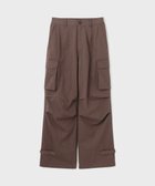 【グレース コンチネンタル/GRACE CONTINENTAL】のツイルカーゴパンツ ブラウン|ID: prp329100004654790 ipo3291000000033660158