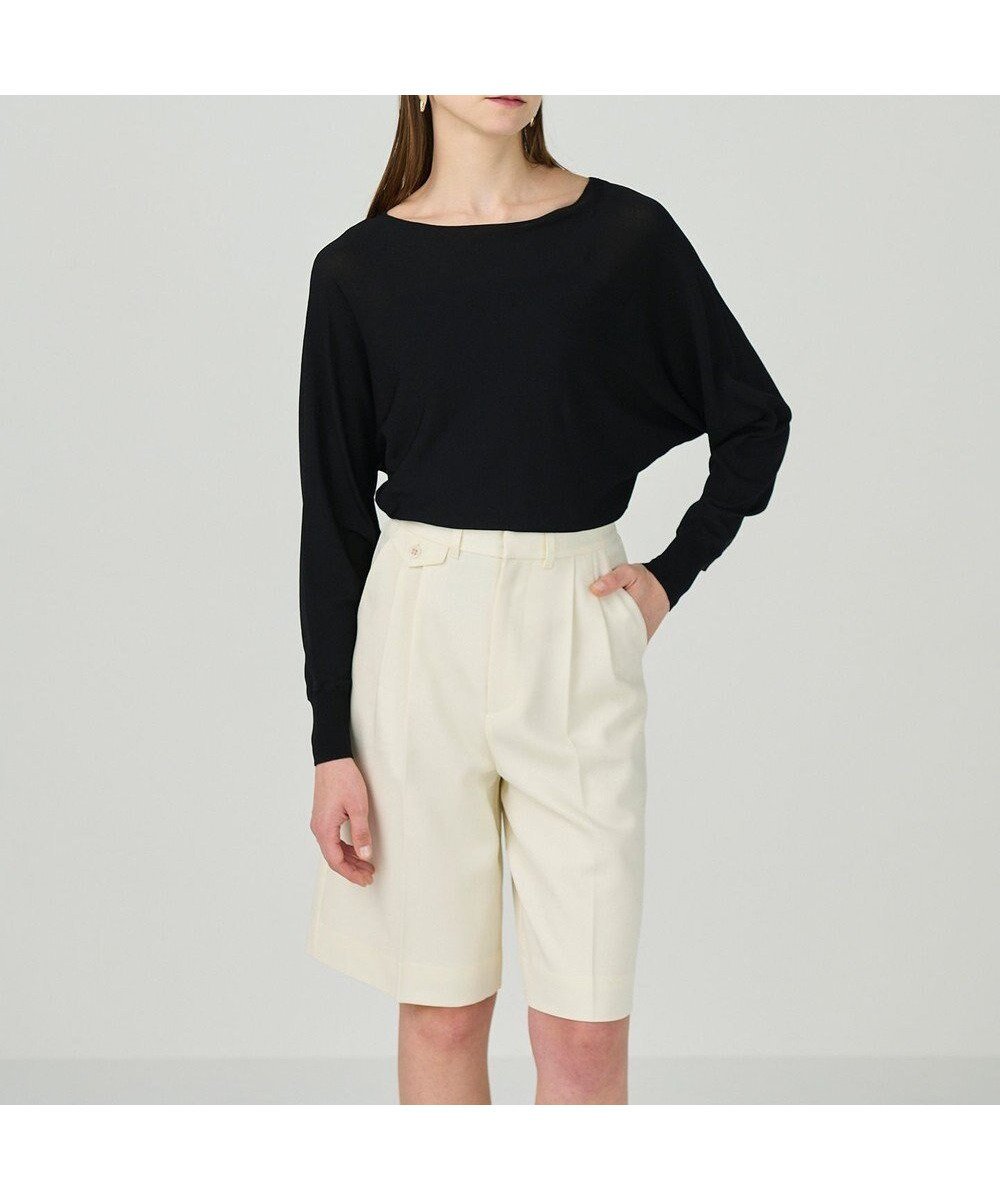 【グレース コンチネンタル/GRACE CONTINENTAL】のシアードルマントップ インテリア・キッズ・メンズ・レディースファッション・服の通販 founy(ファニー) ファッション Fashion レディースファッション Fashion for Women トップス・カットソー Cut & Sew Tops ニット Knit Tops & Sweaters シンプル Simple, Minimal セーター Sweater, Knitwear ベーシック Basic, Essential 夏 Summer S/S・春夏 SS, Spring/Summer, Warm Season A/W・秋冬 Autumn/Winter ブラック|ID: prp329100004654798 ipo3291000000033660189