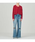 【グレース コンチネンタル/GRACE CONTINENTAL】のツイードニットキャミ レッド|ID: prp329100004654800 ipo3291000000033660195