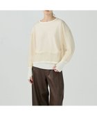 【グレース コンチネンタル/GRACE CONTINENTAL】のシアーニットトップ 人気、トレンドファッション・服の通販 founy(ファニー) ファッション Fashion レディースファッション Fashion for Women トップス・カットソー Cut & Sew Tops ニット Knit Tops & Sweaters セーター Sweater, Knitwear 夏 Summer S/S・春夏 SS, Spring/Summer, Warm Season A/W・秋冬 Autumn/Winter thumbnail ホワイト|ID: prp329100004654802 ipo3291000000033660206