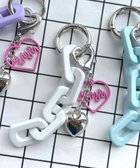 【ウィゴー/WEGO】のハートチェーンキーホルダー 人気、トレンドファッション・服の通販 founy(ファニー) ファッション Fashion レディースファッション Fashion for Women ミニ財布・二つ折り財布 Wallets & Card Cases おすすめ Recommended / Our Picks キーホルダー Keychain, Key Holder スマホ Smartphone, Mobile Device チェーン Chain, Chain Strap 財布 Wallet, Purse thumbnail ホワイト|ID: prp329100004654807 ipo3291000000033843327