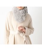 【ムーンバット/MOONBAT】の【WEB限定】FURLA ベルト付きリッチフェイクファーマフラー ライトグレー|ID: prp329100004654826 ipo3291000000034310305