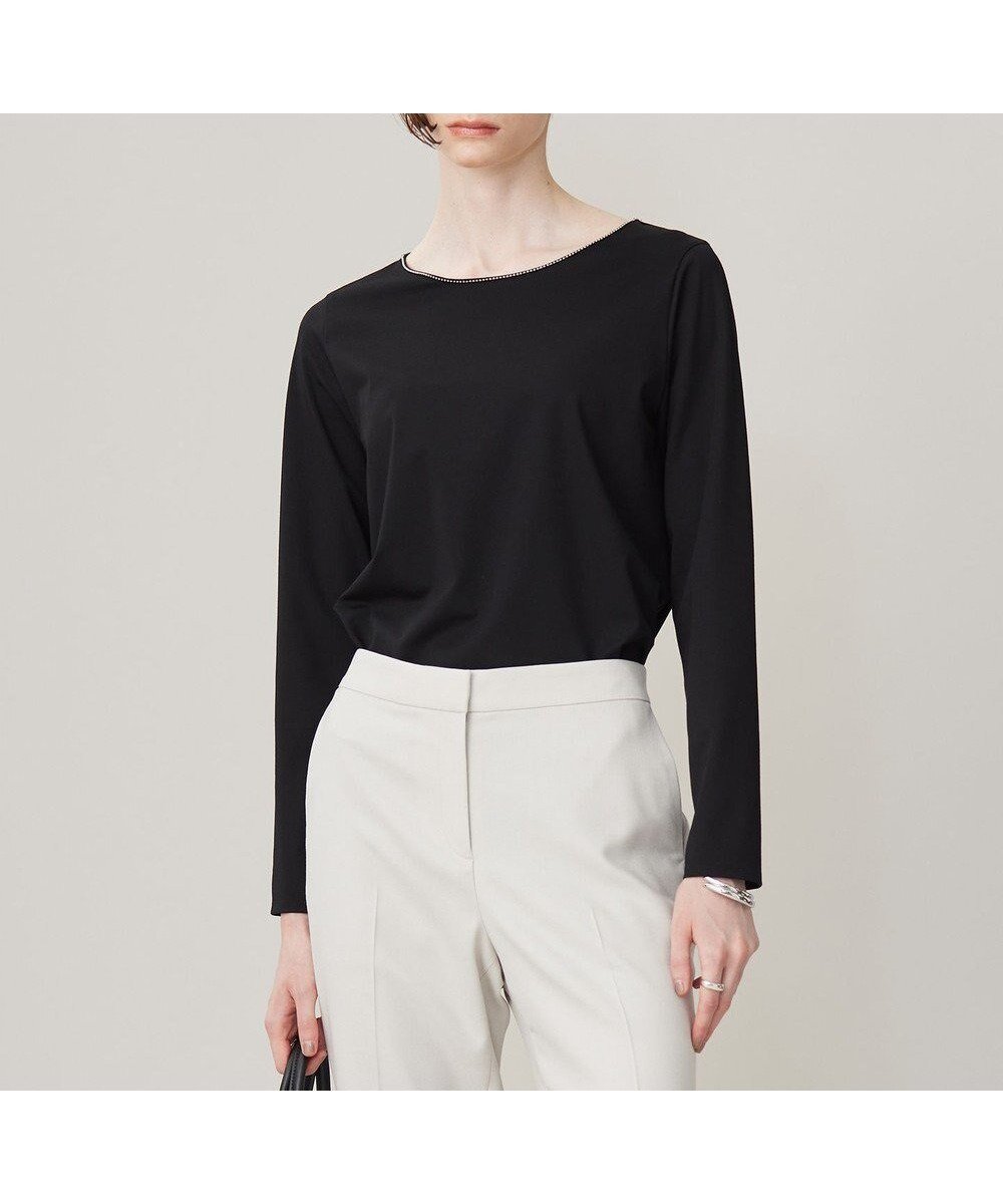 【アイシービー/iCB】の【洗える】コンパクトモクロディ プルオーバー[ボールチェーン] 人気、トレンドファッション・服の通販 founy(ファニー) 　ファッション　Fashion　レディースファッション　Fashion for Women　トップス・カットソー　Cut & Sew Tops　シャツ・ブラウス・オフィスカジュアル　Elegant Blouses & Button-Ups　ロングTシャツ・Tシャツ　Longline T-Shirts & Tees　カジュアルプルオーバー・ニットトップス　Pullovers & Knit Tops / Casual Pullovers　カットソー・ベーシックTシャツ　Cut-and-Sewn Tops / Stretch Tees & Basics　インナー　Innerwear　洗える　Machine Washable　カットソー　Cut and Sewn Top　スーツ　Suit, Formalwear　チェーン　Chain, Chain Strap　長袖　Long Sleeve, Full Sleeve　A/W・秋冬　Autumn/Winter　おすすめ　Recommended / Our Picks　2024年　2024　2024-2025秋冬・A/W　Autumn/Winter 2024–25 AW24–25　 other-1|ID: prp329100004654832 ipo3291000000033660445