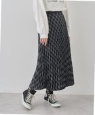 【アースミュージックアンドエコロジー/earth music&ecology】のすきな丈T/Rプリーツスカート Check Gray|ID: prp329100004654840 ipo3291000000033660510