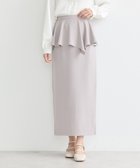 【アースミュージックアンドエコロジー/earth music&ecology】のペプラムスカート Gray Beige|ID: prp329100004654841 ipo3291000000033660514