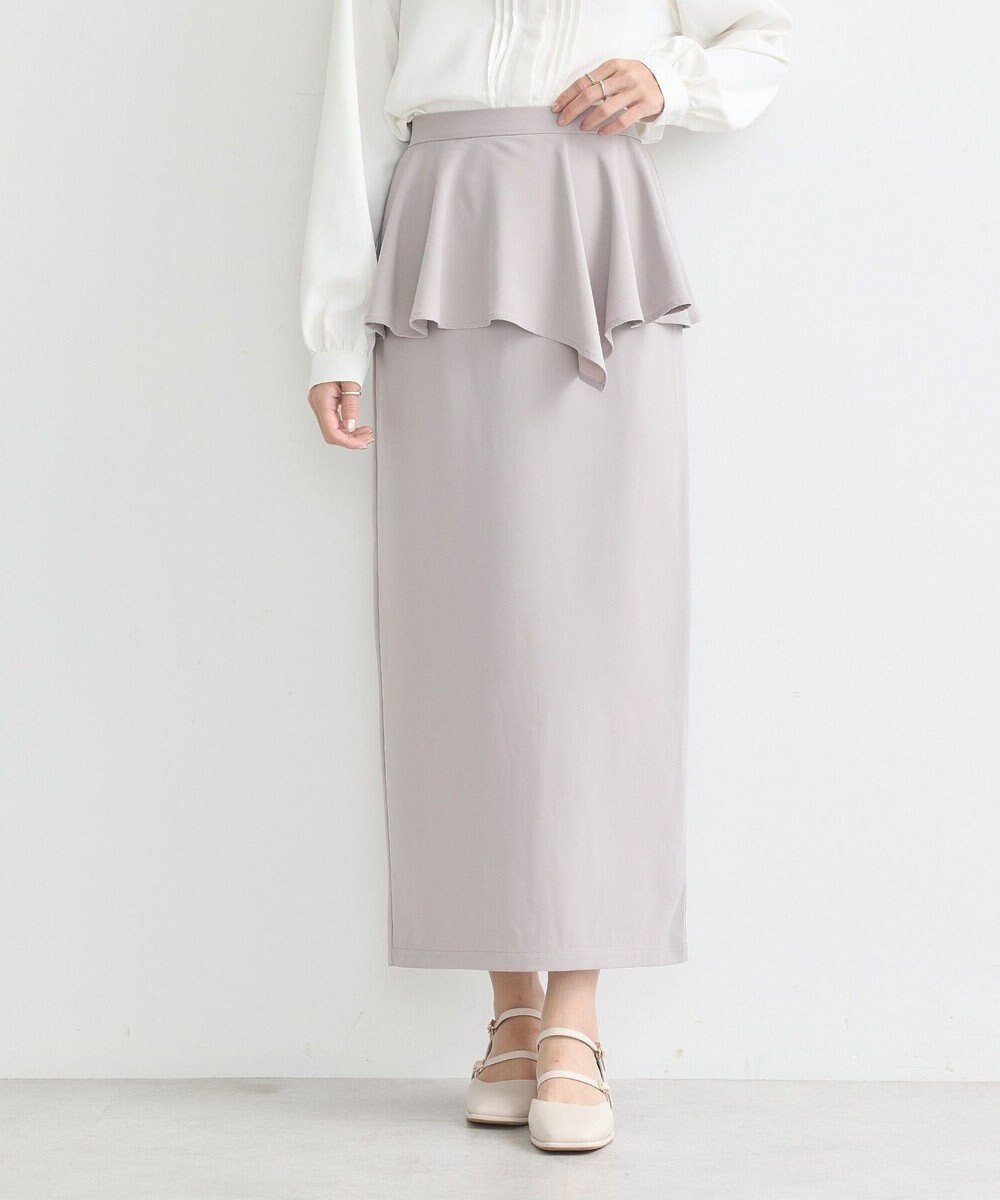 【アースミュージックアンドエコロジー/earth music&ecology】のペプラムスカート インテリア・キッズ・メンズ・レディースファッション・服の通販 founy(ファニー) 　ファッション　Fashion　レディースファッション　Fashion for Women　スカート　Skirts　おすすめ　Recommended / Our Picks　シンプル　Simple, Minimal　フレア　Flare, Flared　ペプラム　Peplum, Flared Hem　ポケット　Pocket, Pocket Detail　A/W・秋冬　Autumn/Winter　Gray Beige|ID: prp329100004654841 ipo3291000000033660514