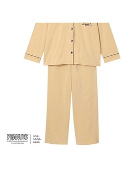 【ウンナナクール/une nana cool】のMADE WITH PEANUTS 【綿100%】天竺パジャマ 人気、トレンドファッション・服の通販 founy(ファニー) ファッション Fashion レディースファッション Fashion for Women パイピング Piping, Trim Design パジャマ Pajamas, Sleepwear リラックス Relax, Relaxed Fit おすすめ Recommended / Our Picks ギフト プレゼント Gift / Present |ID:prp329100004654851
