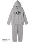 【ウンナナクール/une nana cool】のMADE WITH PEANUTS 【綿100%】裏毛フーディーパジャマ GY|ID: prp329100004654853 ipo3291000000033660570