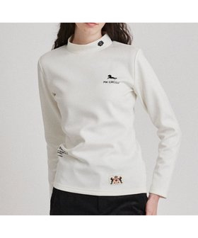 【ピーダブリュサーキュラス/PW CIRCULUS】の【WOMEN】NEW デザインモック T 人気、トレンドファッション・服の通販 founy(ファニー) ファッション Fashion レディースファッション Fashion for Women トップス・カットソー Cut & Sew Tops シャツ・ブラウス・オフィスカジュアル Elegant Blouses & Button-Ups ロングTシャツ・Tシャツ Longline T-Shirts & Tees カットソー・ベーシックTシャツ Cut-and-Sewn Tops / Stretch Tees & Basics 2024年 2024 2024-2025秋冬・A/W Autumn/Winter 2024–25 AW24–25 インナー Innerwear カットソー Cut and Sewn Top グラフィック Graphic, Graphic Design モチーフ Motif, Design Theme モックネック Mock Neck, Short Turtleneck エレガント 上品 Elegant A/W・秋冬 Autumn/Winter |ID:prp329100004654869