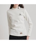【ピーダブリュサーキュラス/PW CIRCULUS】の【WOMEN】NEW デザインモック T 人気、トレンドファッション・服の通販 founy(ファニー) ファッション Fashion レディースファッション Fashion for Women トップス・カットソー Cut & Sew Tops シャツ・ブラウス・オフィスカジュアル Elegant Blouses & Button-Ups ロングTシャツ・Tシャツ Longline T-Shirts & Tees カットソー・ベーシックTシャツ Cut-and-Sewn Tops / Stretch Tees & Basics 2024年 2024 2024-2025秋冬・A/W Autumn/Winter 2024–25 AW24–25 インナー Innerwear カットソー Cut and Sewn Top グラフィック Graphic, Graphic Design モチーフ Motif, Design Theme モックネック Mock Neck, Short Turtleneck エレガント 上品 Elegant A/W・秋冬 Autumn/Winter thumbnail ホワイト系|ID: prp329100004654869 ipo3291000000033660630