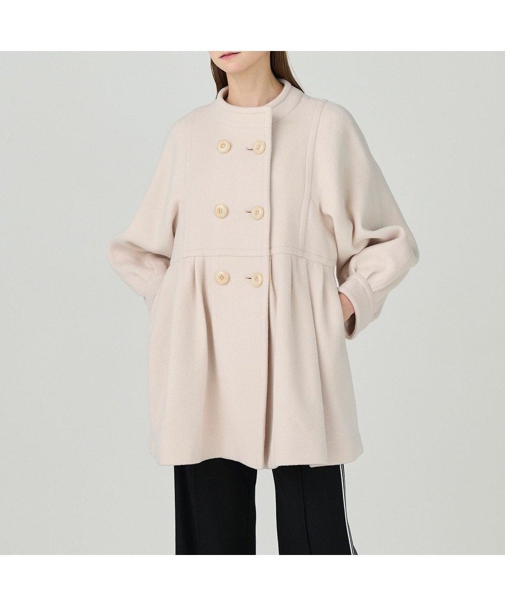 【グレース コンチネンタル/GRACE CONTINENTAL】のテントラインショートコート 人気、トレンドファッション・服の通販 founy(ファニー) 　ファッション　Fashion　レディースファッション　Fashion for Women　アウター　Coat / Outerwear Collection　コート・ロングコート・ピーコート　Long Coats, Peacoats & More　レディースジャケット・軽アウター　Jackets　ギャザー　Gathered, Ruffled　クラシック　Classic, Timeless Style　ショート　Short, Short Length　ジャケット　Jacket, Outerwear　スマート　Smart, Elegant　冬　Winter / This Winter　切替　Switching, Contrast Panel　A/W・秋冬　Autumn/Winter　防寒　Cold Protection, Winter-Ready　 other-1|ID: prp329100004654872 ipo3291000000033660656