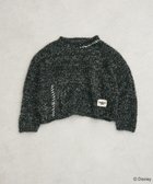 【グリーンパークス/Green Parks】のナイトメア/ラメメッシュニットプルオーバー 人気、トレンドファッション・服の通販 founy(ファニー) ファッション Fashion レディースファッション Fashion for Women トップス・カットソー Cut & Sew Tops ニット Knit Tops & Sweaters カジュアルプルオーバー・ニットトップス Pullovers & Knit Tops / Casual Pullovers おすすめ Recommended / Our Picks セーター Sweater, Knitwear ダメージ Distressed, Destroyed トレンド Trend, Trending Now ヘムライン Hemline, Bottom Cut ポケット Pocket, Pocket Detail A/W・秋冬 Autumn/Winter thumbnail Black|ID: prp329100004654877 ipo3291000000033660699