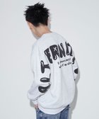 【ウィゴー/WEGO】の【ユニセックス着用ITEM】ストレートラインロゴグラフィックプルオーバー アッシュグレー|ID: prp329100004654880 ipo3291000000033660752