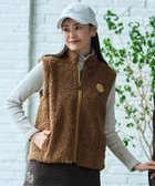 【23区 ゴルフ/NIJYUSANKU GOLF】の【WOMEN】ボアベスト キャメル系|ID: prp329100004654889 ipo3291000000033660855