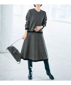 【自由区/JIYU-KU】の【WEB限定カラーあり・洗える】リバーシブルニット セットアップ(プルオーバー×フレアスカート) ブラック×グレージュ|ID: prp329100004654907 ipo3291000000036295248