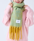 【ムーンバット/MOONBAT】のestaa ボリュームマフラー シャンブレー/手洗い可 人気、トレンドファッション・服の通販 founy(ファニー) ファッション Fashion レディースファッション Fashion for Women マフラー・スヌード / 冬小物の定番 Scarves & Mufflers シャンブレー Chambray, Denim-Like Fabric スヌード Snood, Infinity Scarf マフラー Scarf, Muffler 傘 Umbrella, Parasol A/W・秋冬 Autumn/Winter thumbnail ミントグリーンxイエロー|ID: prp329100004654916 ipo3291000000034411336