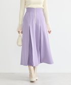 【アースミュージックアンドエコロジー/earth music&ecology】のマチプリーツスカート Lavender|ID: prp329100004654918 ipo3291000000033661145