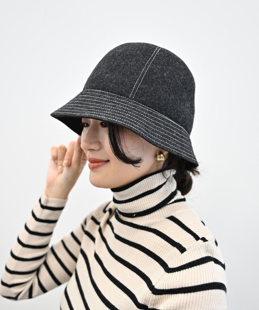 【アトレナ/ATRENA】のrinon dot クルーハット インテリア・キッズ・メンズ・レディースファッション・服の通販 founy(ファニー) ファッション Fashion レディースファッション Fashion for Women キャップ&ハット Hats & Caps フィット Fit, Slim Fit 帽子 Hat, Headwear エレガント 上品 Elegant ブラック|ID: prp329100004654932 ipo3291000000033661239